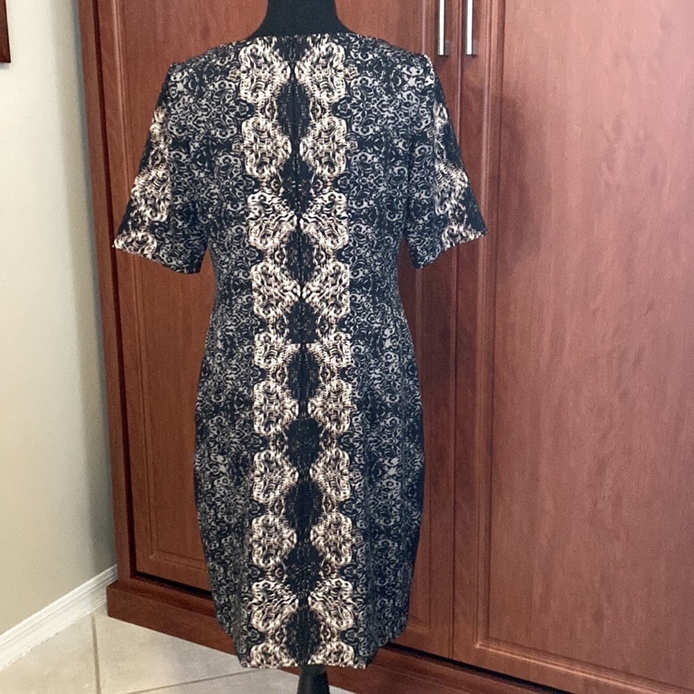 Nanette Lepore Multi Print Merry Go Round Dress 10 - image 3